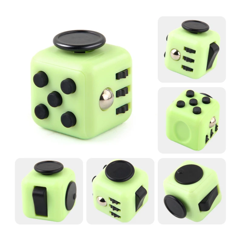 Colorful Mini Gadgets Cube Finger Toy Decompression Cube Multi-function Gadget Cube