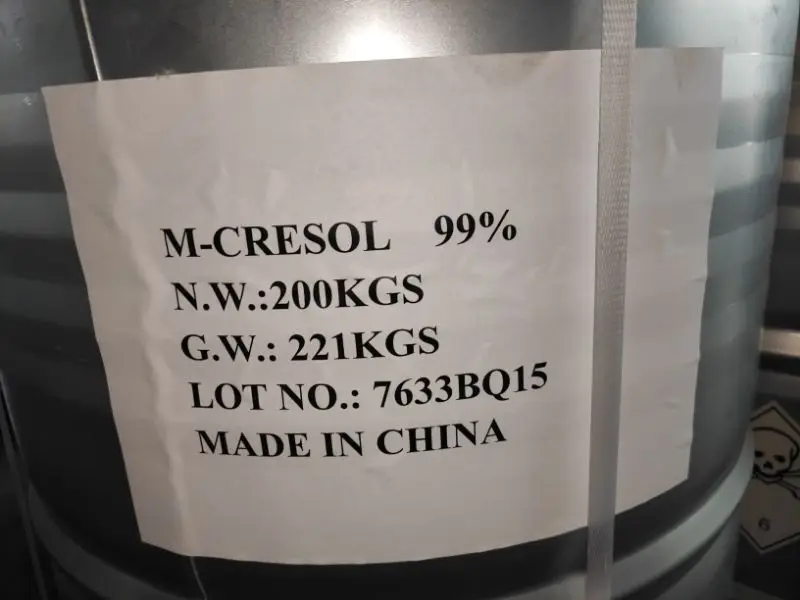 CAS 108-39-4 high purity 99.5% C7H8O meta m-Cresol