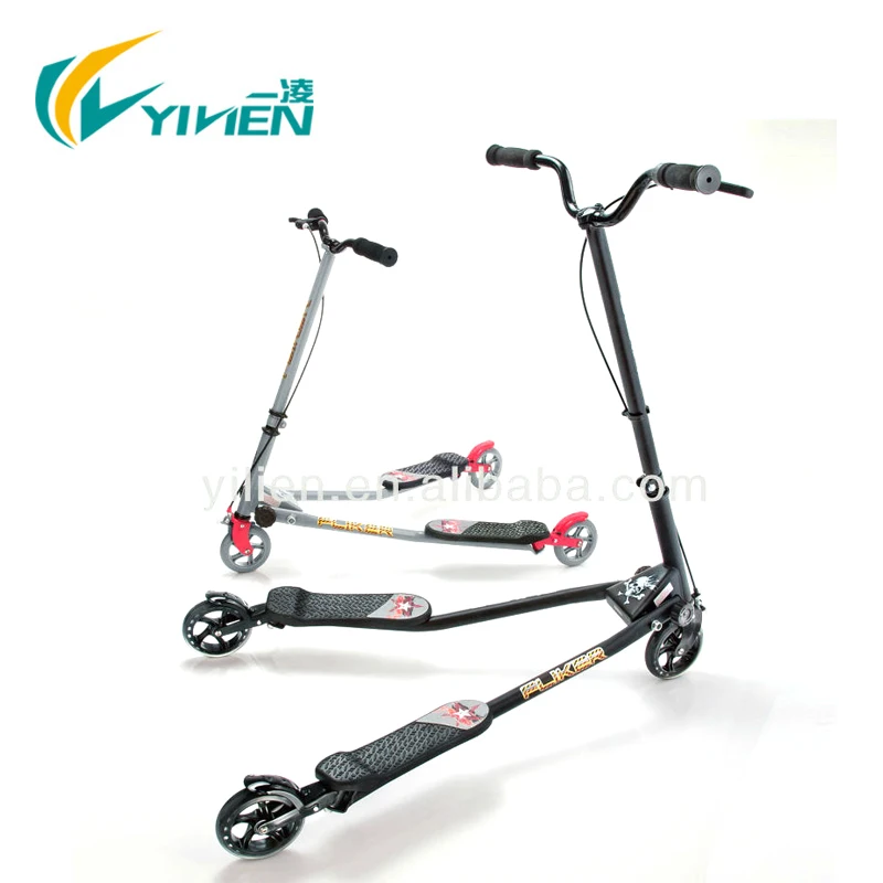 3 wheel adult kick scooter YILIEN manufacturer Speeder scooter kids and adult swing scooter
