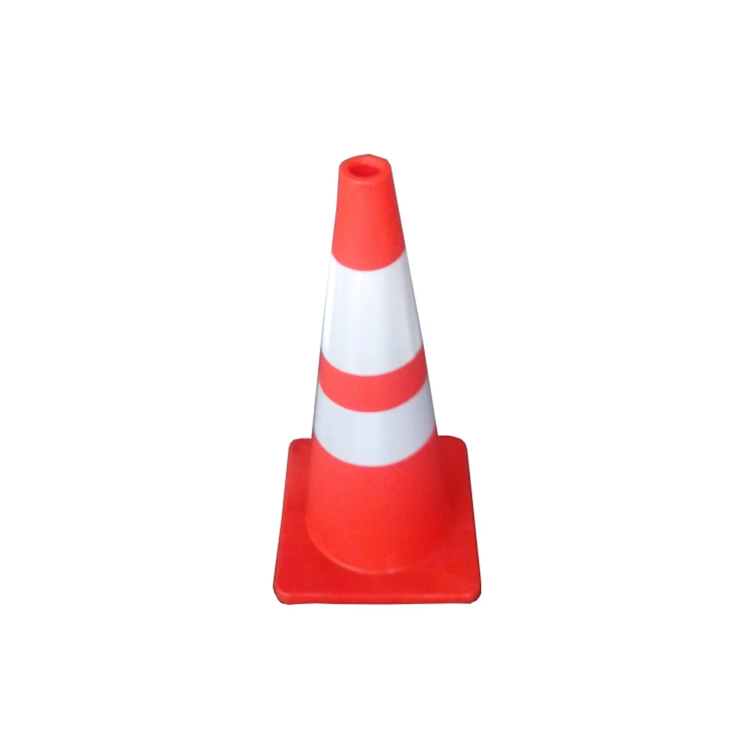 Construction Safety China Factory Highway Road Warning Reflective Flexible PVC Traffic Cones 700mm