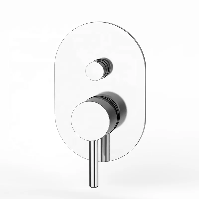 EILSA Concealed Bath&Shower Faucet Single Handle Tap Rain Mixer Color Plating Finished With Diverter