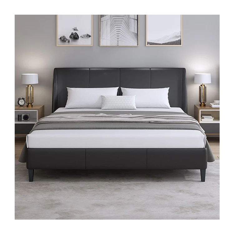 2021 new wholesale soft and comfortable double bed multifunctional folding storage solid wood furniture bed folding storage bed