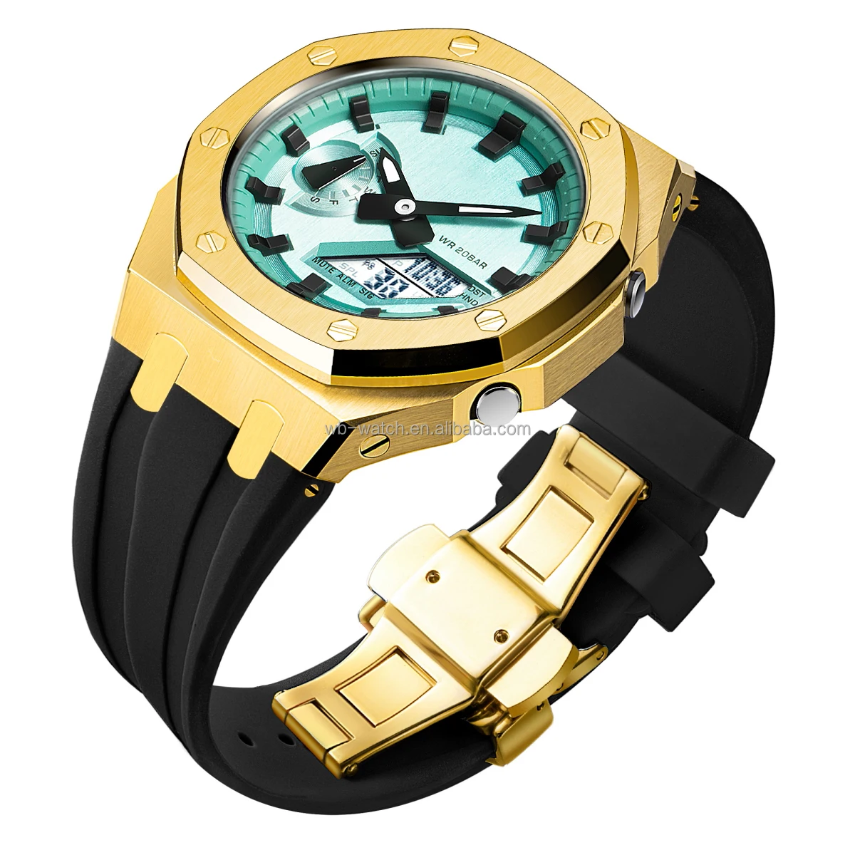 Оригинальный новый дизайн Ga 2100 Ga2110 Mod комплект из нержавеющей стали чехол для часов Силиконовый ремешок G Shock Ga2100
