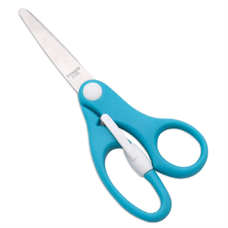 WELLFLYER best selling item Plastic Soft Grip Handle High Quality Stainless Steel School Office Student Scissor