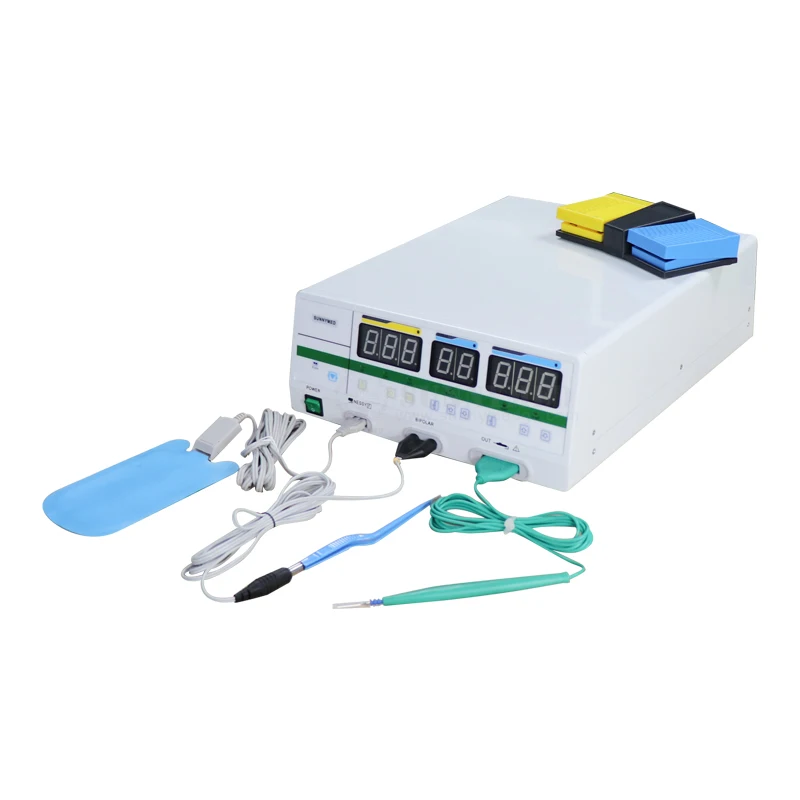 SY-I081VI Multifunctional Advanced Electrosurgical unit HF 400W Six Function Portable Medical Electrosurgical Generator