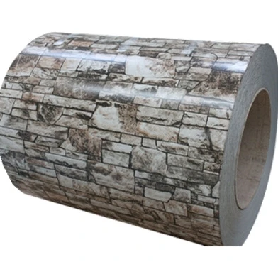 design Stone wood  pattern ppgi   color coated steel ppgi coil