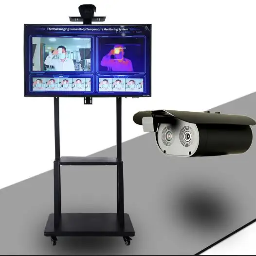 Сканер изображений с термометром для распознавания лица на штативе