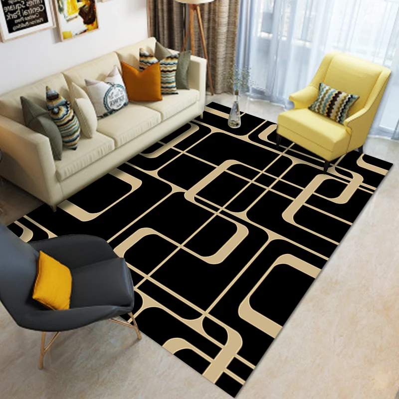 New model geometric carpets and rugs Nordic 3d rug geometric style capet for living room