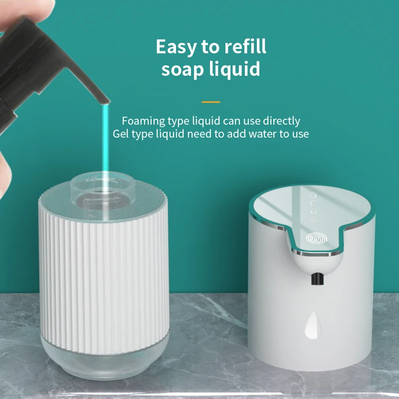 M10 Touchless Electric Smart Infrared Sensor Wall Mounted Hand Liquid Foam Pump Automatic Soap Dispenser Bathroom Household Use