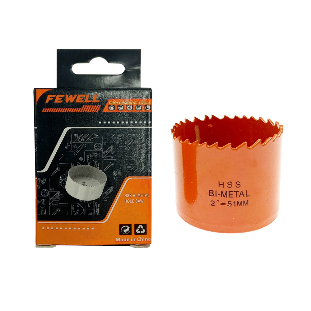 HSS Bi-Metal Drill Bit arbor tools 51mm Hole Saw For Metal Plastic Iron Stainless Steel Cutter