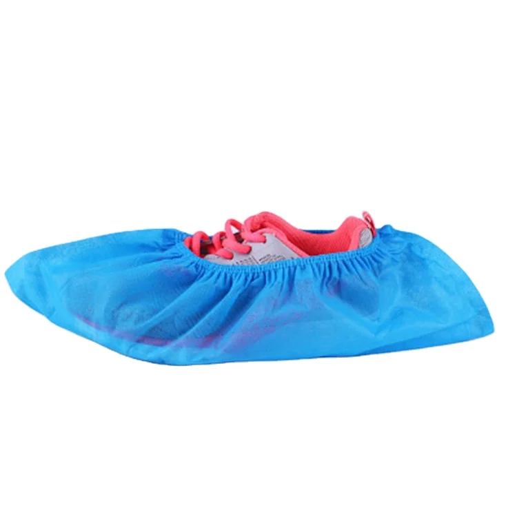 The Newest Disposable Pp Nonwoven Overshoes Cover Nonslip Premium Non woven Plastic CPE Medical Shoe Covers