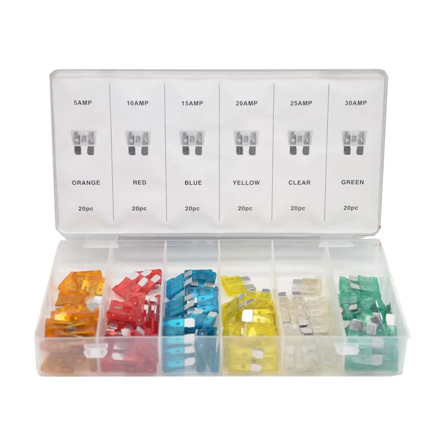 
Wholesale promotion safety 120PC mini automotive fuse box 