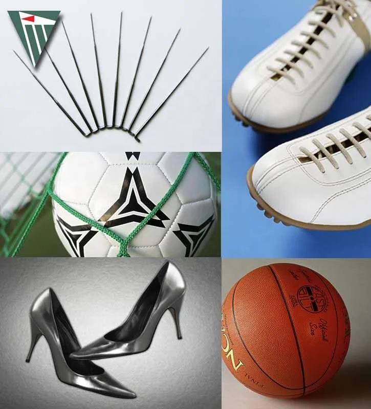 Needles fo shoe material