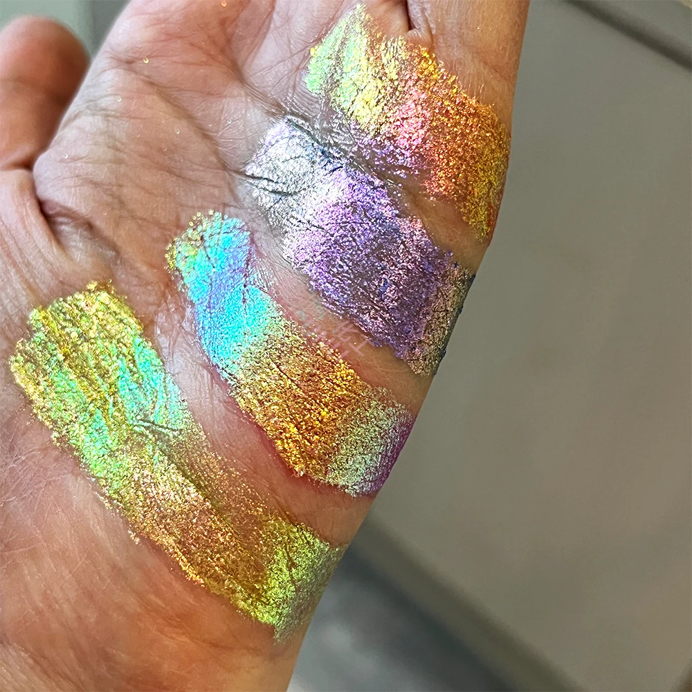 cosmetic chameleon multi chrome eye shadow hyper shift chameleon candy aurora pigments