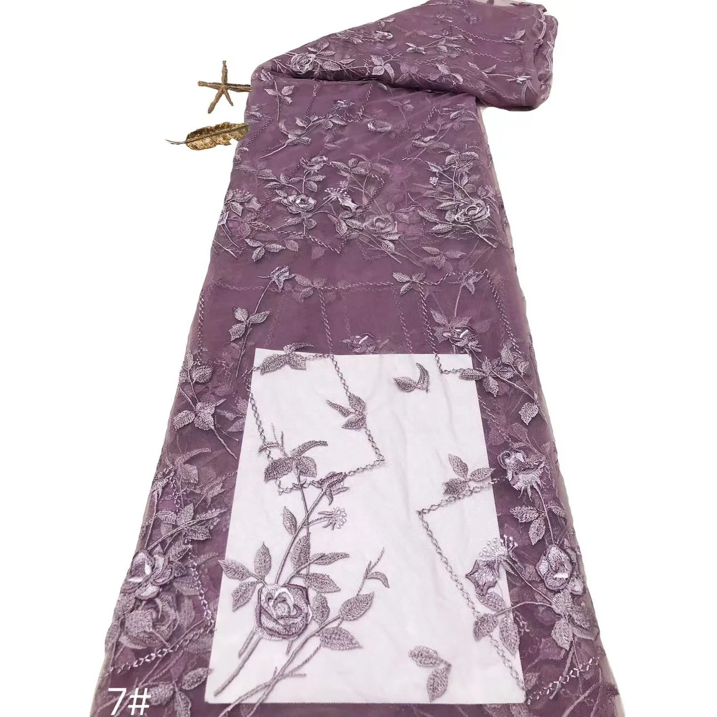 Color flower embroidery tailoring materials buy lace fabric online