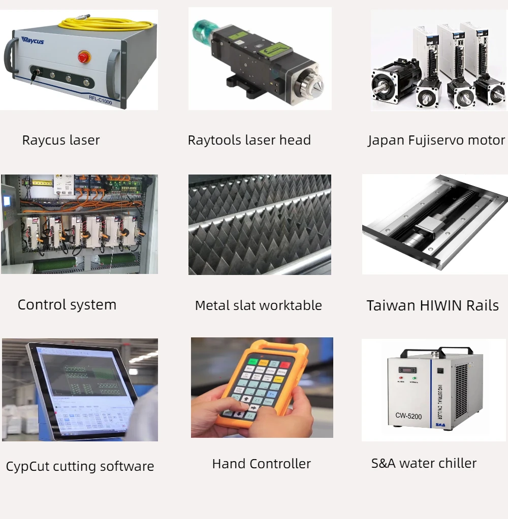 LANSEN 1530 fiber laser cutting machine for metal stainless carbon steel materials cut max raycus optional dsp control