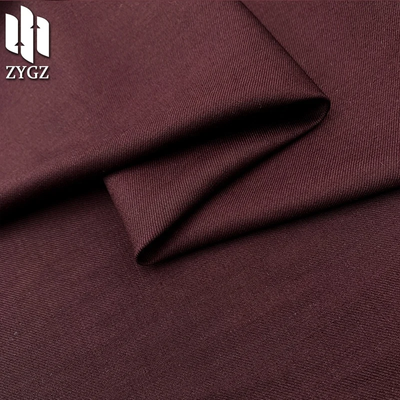 80% Polyester 20% Viscose 420gsm Twill Suit Fabric Polyester Viscose Blended Fabric