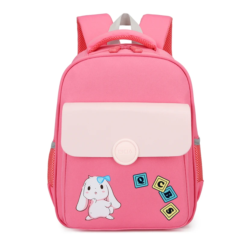 Fashion silk printed new style cute cartoon toddler school bag school backpack for kids