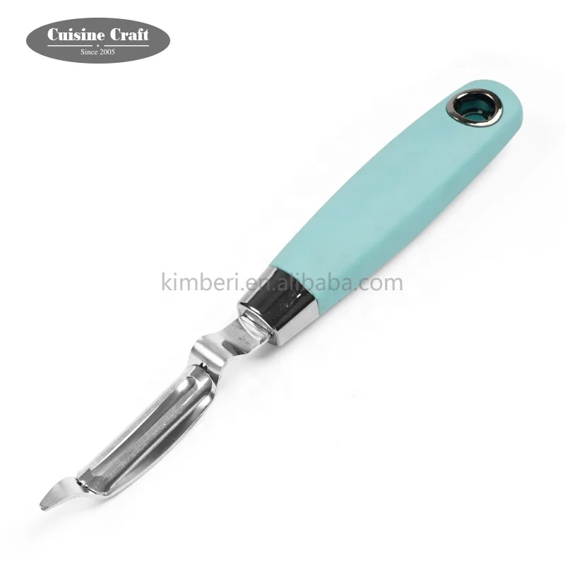 Best selling kitchen gadgets citrus carrot peeler stainless steel soft grip potato peeler eggplant peeler