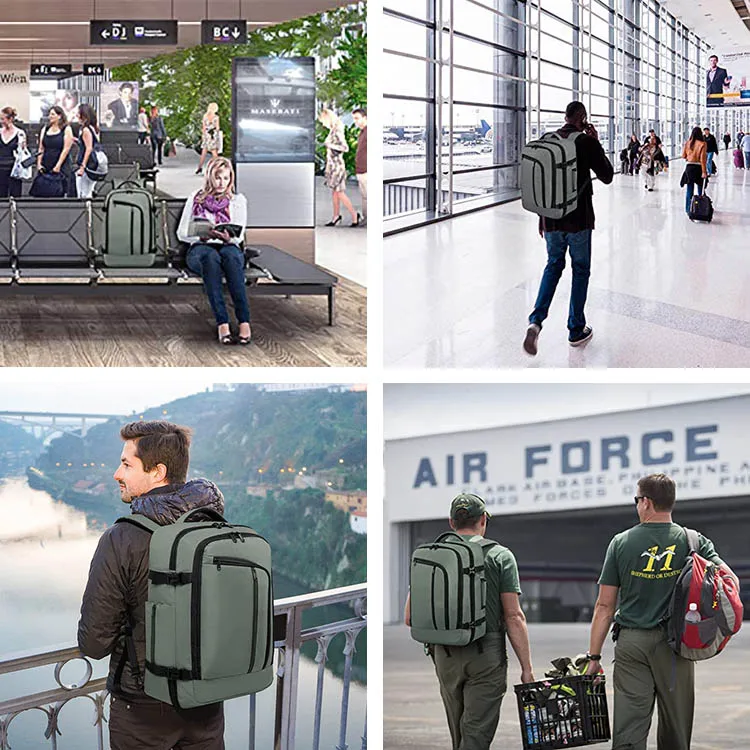 Flight Approved Weekender Bag 3 Cubes business travel services Laptop backpack bags with logo set backpack bag