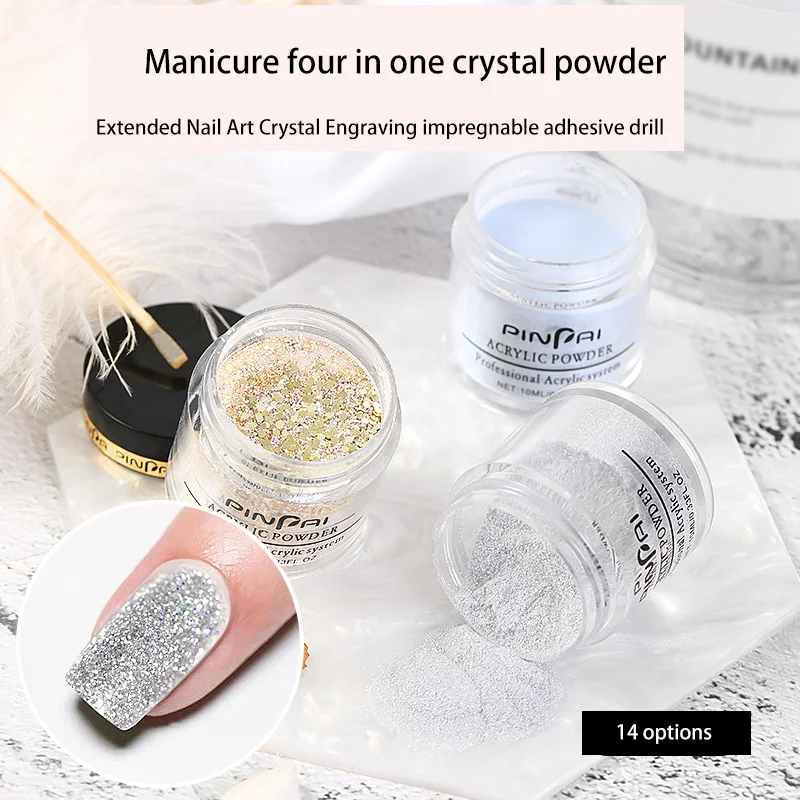 Wholesale 4 in 1 matching dipping powder acrylic and gel nail dip acrylic powder nail supplies acrylic nail dip powder