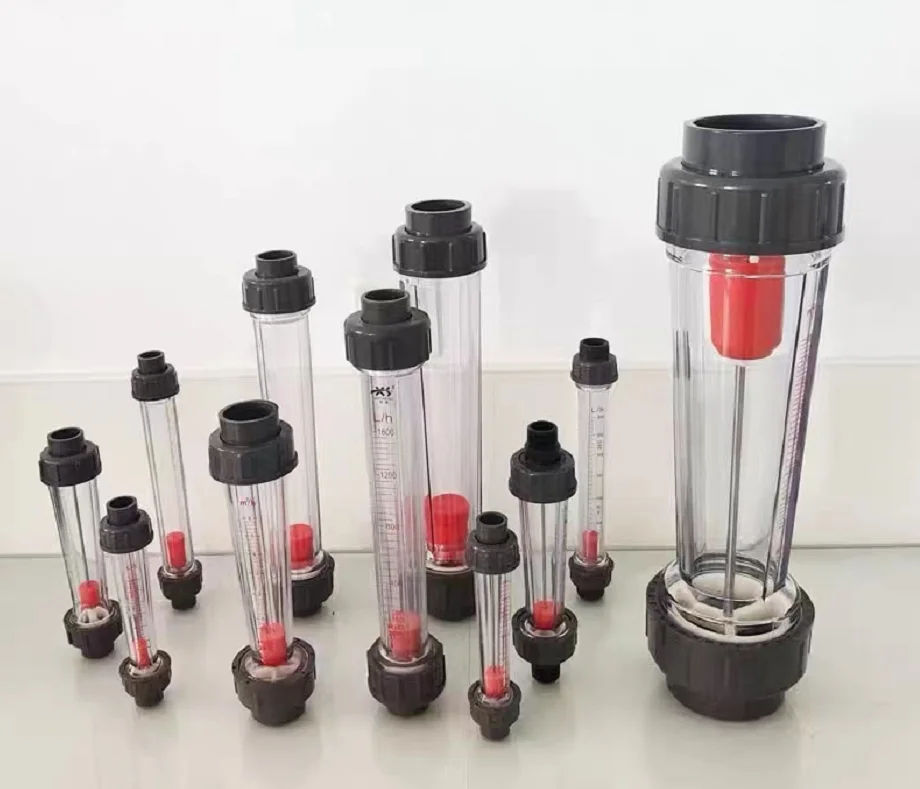water float plastic PVC flow meter liquid rotameter