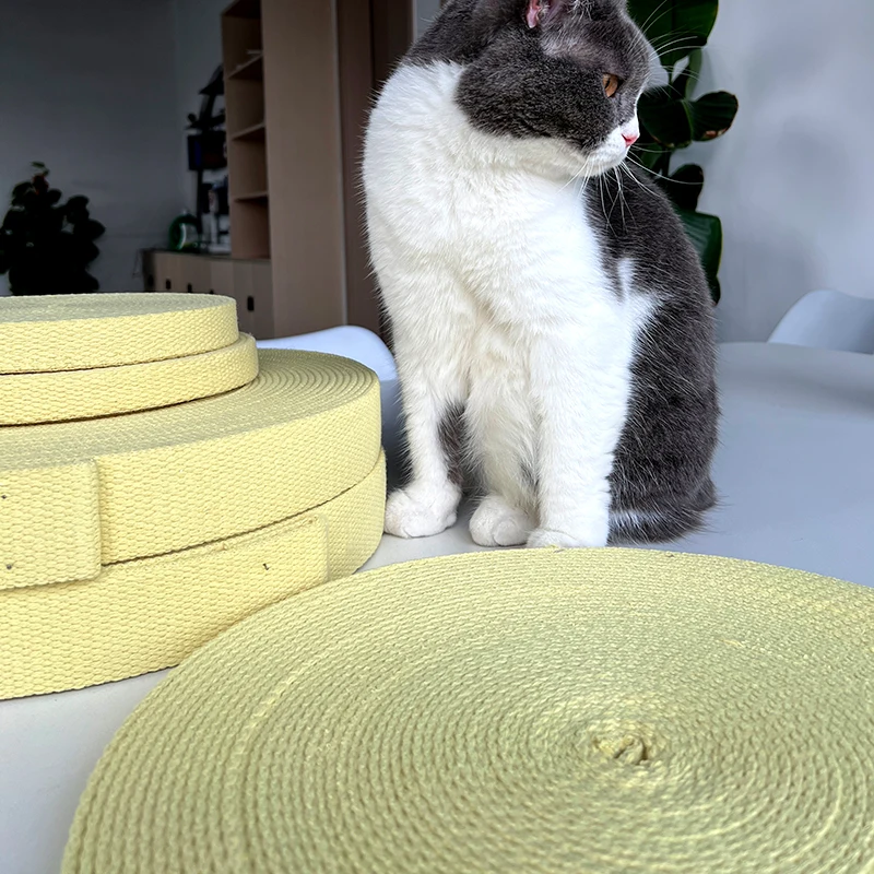 Customizable Thermal Resistance Cut Resistant Braided Aramid Wick For Fire Props