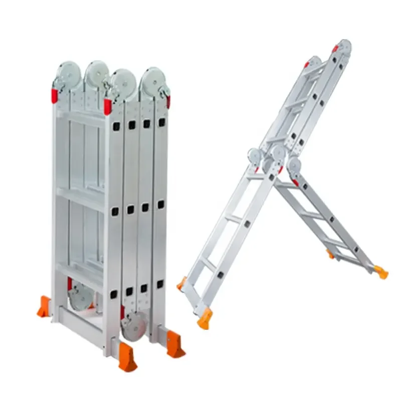 Aluminium Folding Multi Purpose Heavy Duty Scaffold Extension Step Ladder