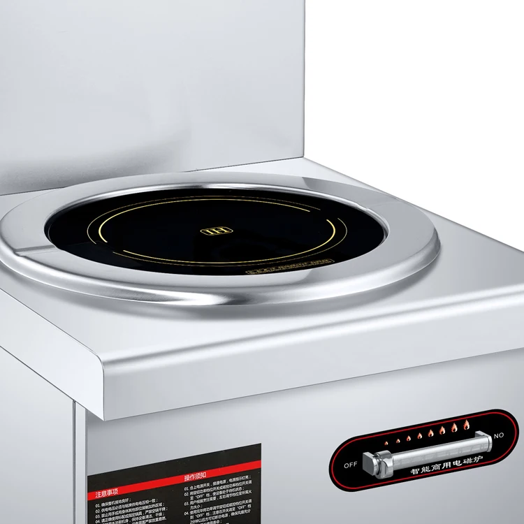 Hot Sale Commercial Electric Multifunction Induction Single-Head Soup Stove Cooker Single Head High Back Soup Cooker Stove