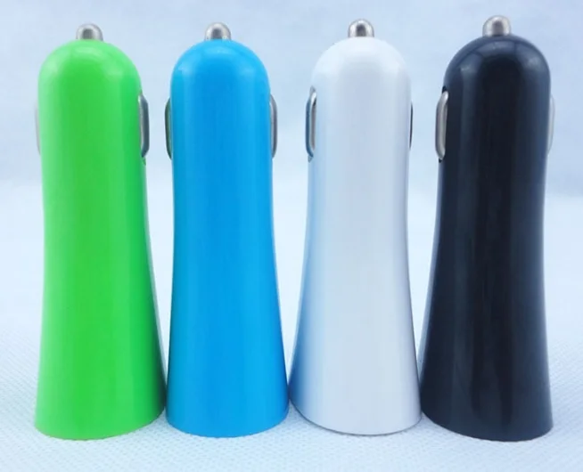 5V 2.1A Big Horn Shape 2 Port Dual Two USB Car Charger Adaptor