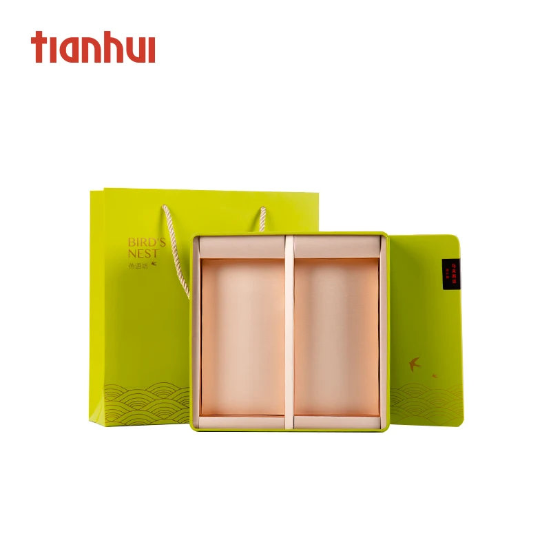 Square Tin Packaging Iron Steel Gift Storage Container Metal Box