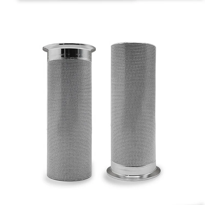 LIANDA Washable filter SS 316L sintered cartridge filter 20 inch 10micron sintered wire mesh for industrial filtering equipment