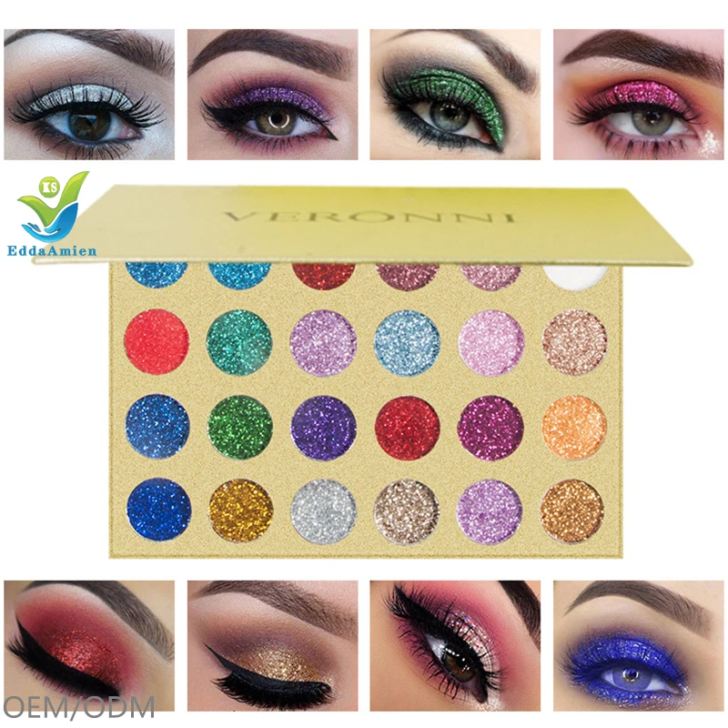 Beauty Care VERONNI Eye Beauty 24 Color Eyeshadow Cosmetics Makeup Eye Shadow