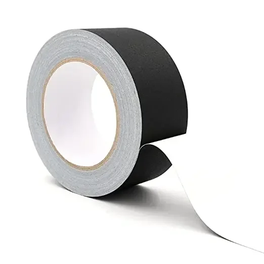 LongTai Cloth duct tape Matte Cloth Camera Protection Heavy Duty Floor Stage matt gaffer Tape Use For Packing Cartons Made