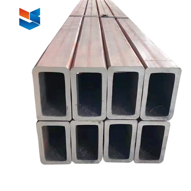 100x100 mild carbon steel hollow tube supplier ASTM A500 Rectangular Tubes Carbon Steel Pipe For Construction