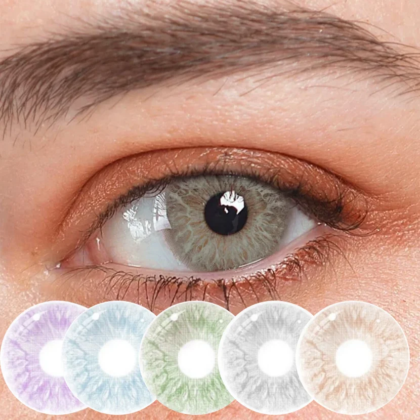 Cosmetic colored contacts eye soft circle contact lens colors 1 year