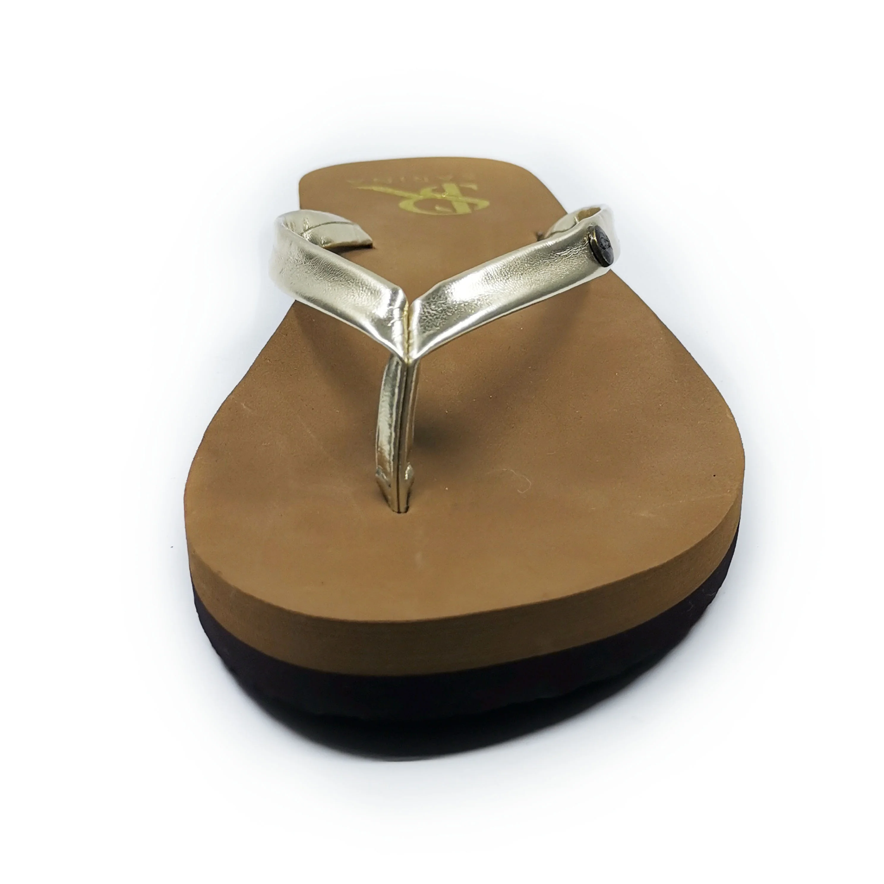 
New fashion design golden silver PU upper soft eva sole summer slipper sandals for women elegant ladies flip flop 