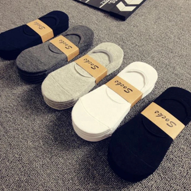 QUICK DRY anti slip wholesale custom ankle cotton men socks invisible low cut crew no show bamboo socks