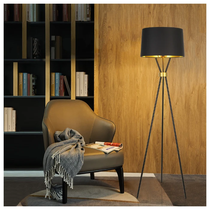 North Europe Designer Modern Simple Style Vintage Photo Studio Camera Tripod Floor Lamp For Living Room