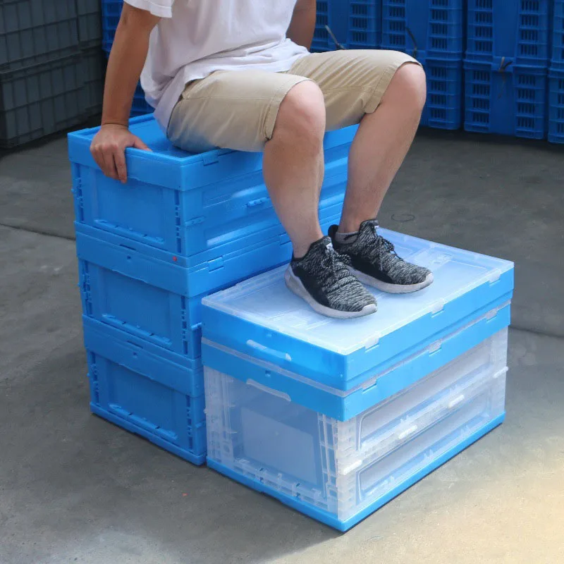 Snap Folding Storage  Plastic Box Storage Plastic Boxes with Cover  with Lids Plastic Tool  Boxes to Store Storage Rack