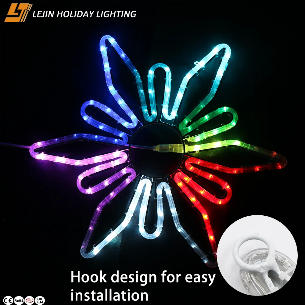 Outdoor waterproof smart 2D Polaris Christmas decorative lights for holiday decorative