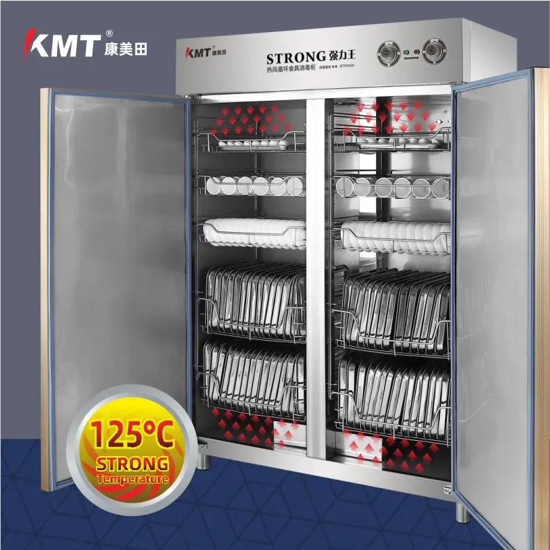 
High End 2 Door Hot Air Circulationhigh Save Energy High Temperature Tableware Disinfection Cabinet 