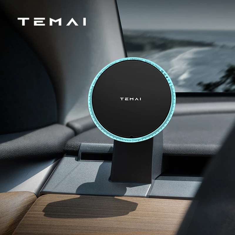 Magnetic Wireless charger Magsafe dashboard phone holder phone bracket charger good quality for Tesla Model 3/Y