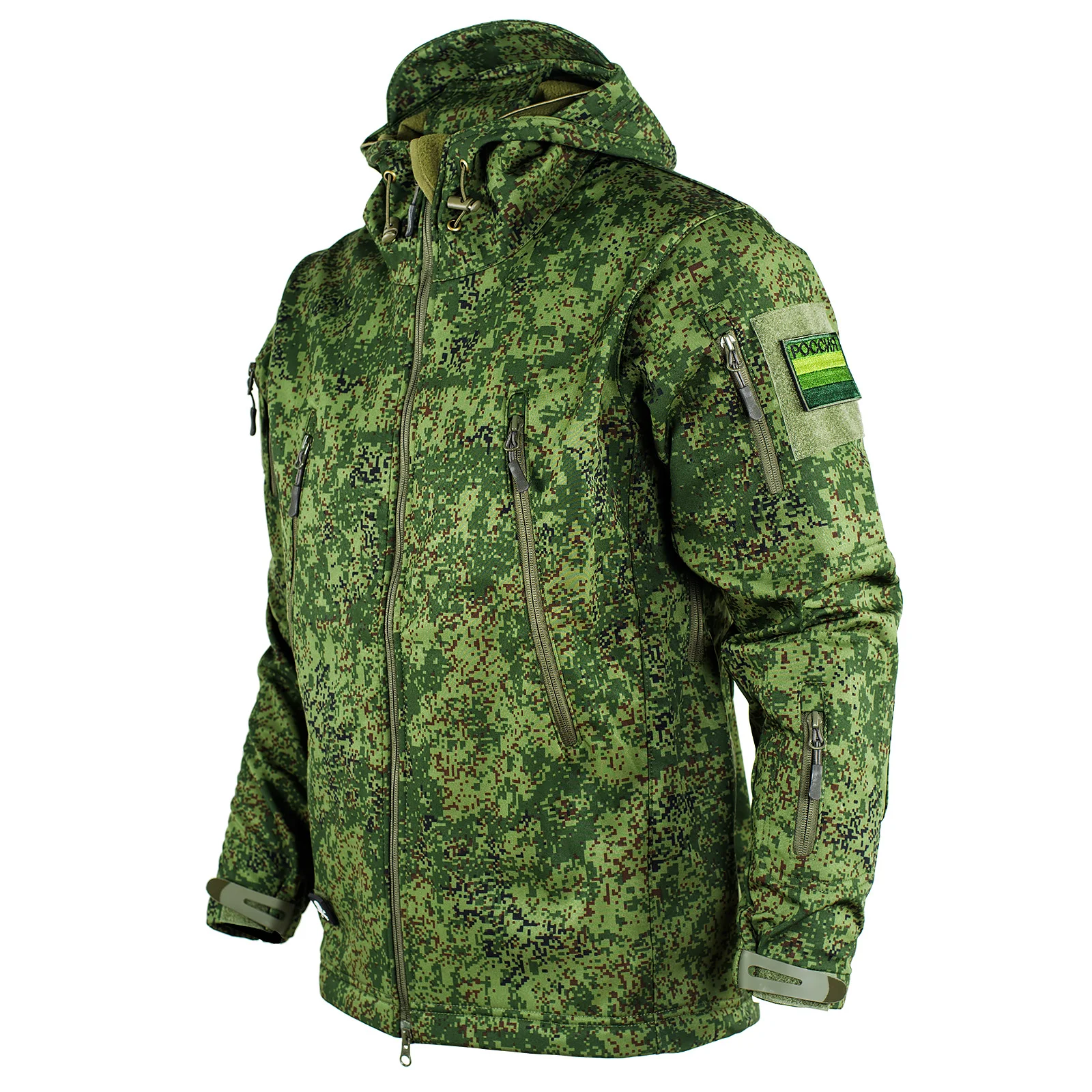 Manufacturer Equipment Camouflage Russia Outdoor Winter Suit Husband Fleece Soft Shell Warm Windproof Tactical Uniform