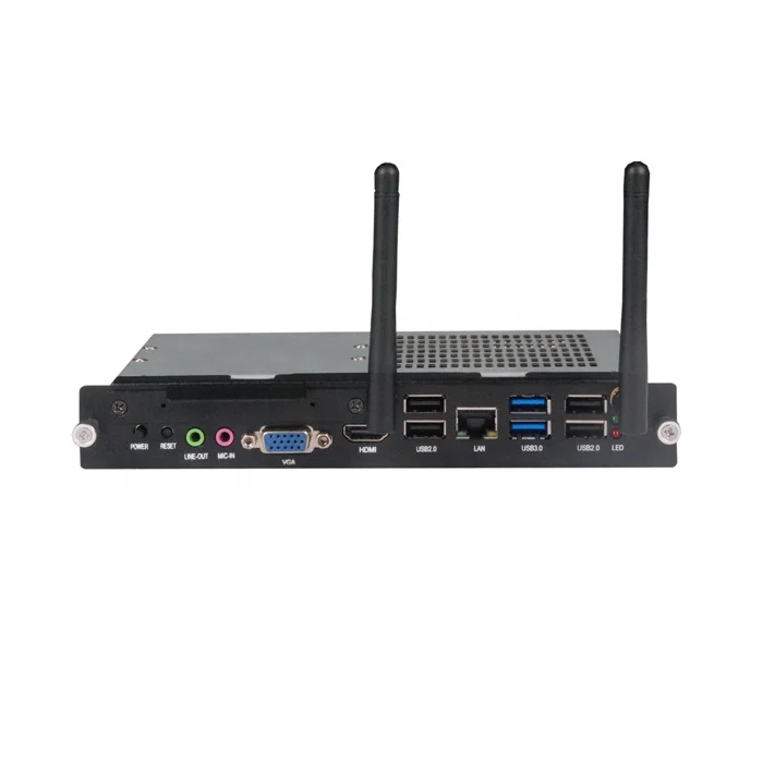 Standard intel 80PIN OPS Jae TX25 connector mini PC with 3855u/i3/i5/i7support 4K HD