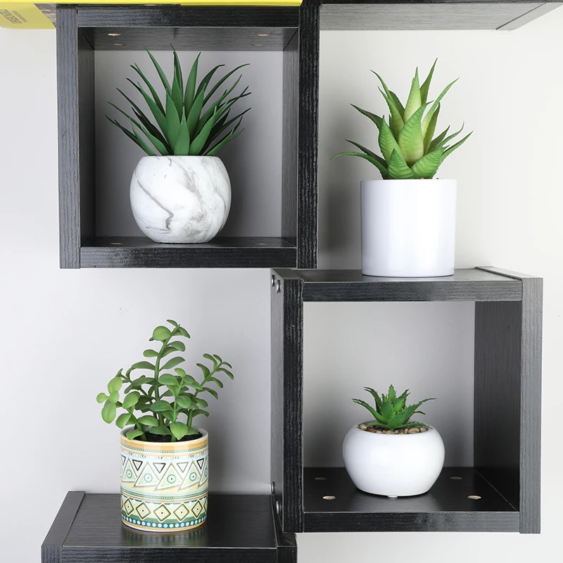 Factory custom retro ceramic small cactus planter pot Plant pots