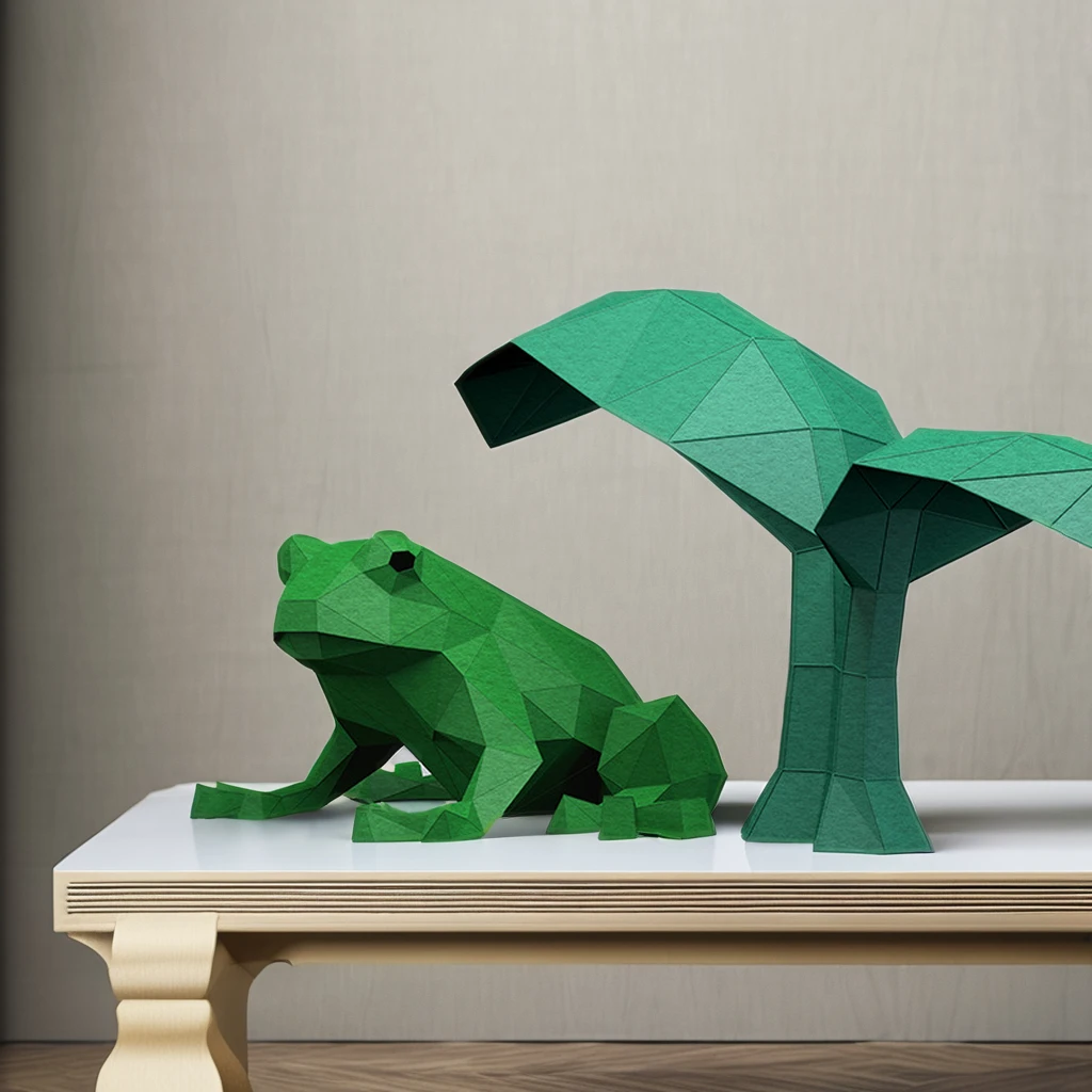 Creative Frog 3D Origami Paper DIY Handmade Art,Home Decor,Educational Interests,Holiday Parties,DIY Origami Paper Crafts
