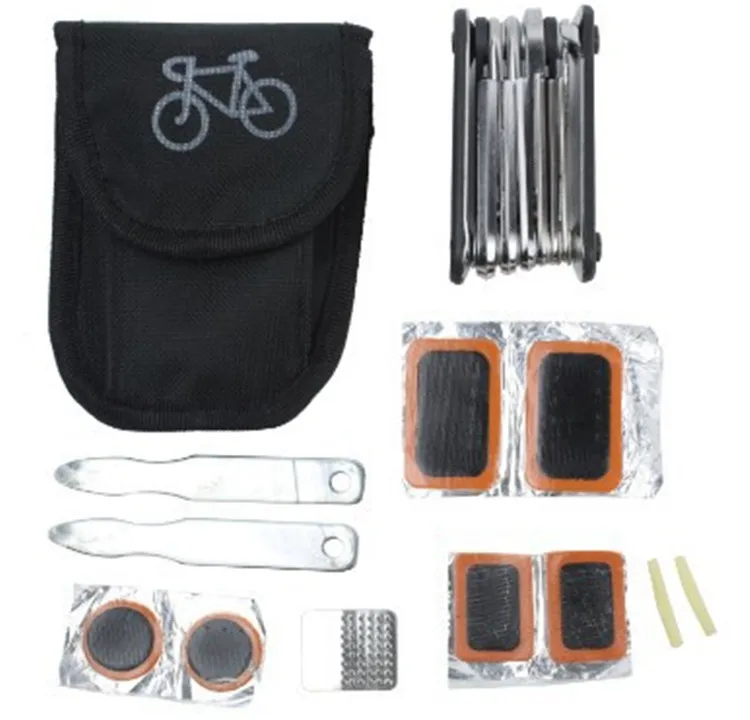 
Good quality portable travel safety multifunctional bicycle repair tool bike repair tools kits 