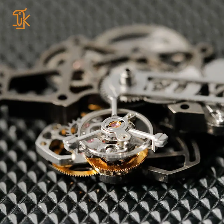 YINBEI Skeleton Tourbillon Watches Automatic Movement Parts Oem Custom Unique Luxury Manual Winding Mechanical Watch Movement