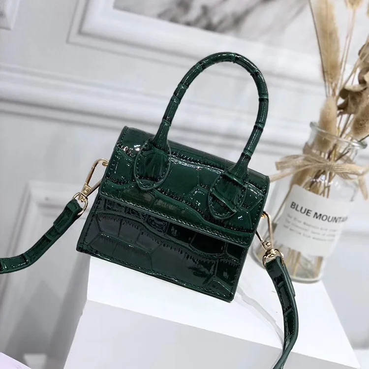 2022 Promotional Little Girls Money Coin Purse Handbags Crocodile Pattern  Mini Bags High Quality Guangzhou Purse